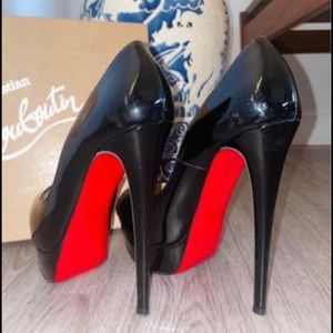 Christian Louboutin Lady Peep patent peep toes - 150